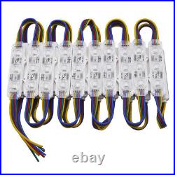 10-1000ft 12V Injection 5050 7 Colors 3 LEDs Module Light Store Billboard Sign