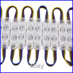 10-1000ft 12V Injection 5050 7 Colors 3 LEDs Module Light Store Billboard Sign