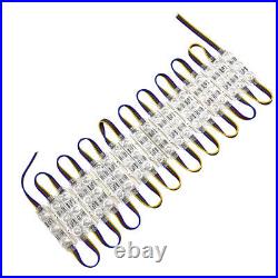 10-1000ft 12V Injection 5050 7 Colors 3 LEDs Module Light Store Billboard Sign