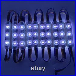 10-1000ft 12V Injection 5050 7 Colors 3 LEDs Module Light Store Billboard Sign