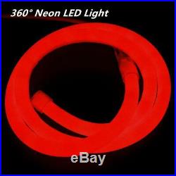 100ft 360° LED Neon Rope Light Store KTV Building Sign Decor 110V In/Outdoor USA