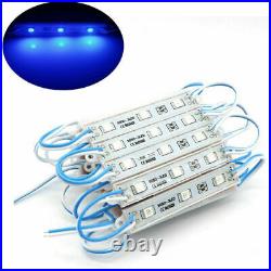 10200FT 5050 SMD Blue 3 LED Module Club STORE FRONT Window Light Sign Lamp Kits