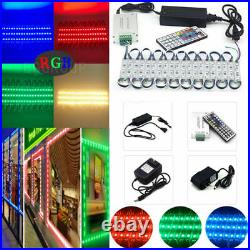 10200FT 5050 SMD RGB 3 LED Module Club STORE FRONT Window Light Sign Lamp Kits