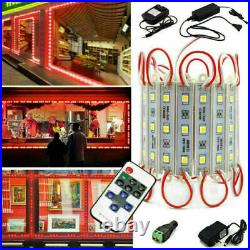 10200FT 5050 SMD Red 3 LED Module Club STORE FRONT Window Light Sign Lamp Kits