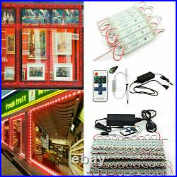 10200FT 5050 SMD Red 3 LED Module Club STORE FRONT Window Light Sign Lamp Kits