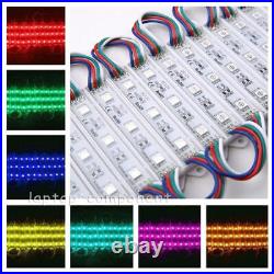 10200ft 5050 SMD 3 LED Bulb Module Lights Club Store Front Window Sign Lamp Kit