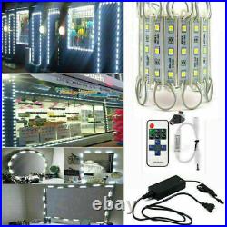 10ft 500ft 5050 SMD 3 LED Bulb Module Lights Store Front Window Sign Lamp White
