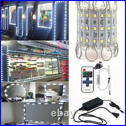 10ft500ft 5050 3 LED Injection Module Light White Store Front Window Sign Lamp