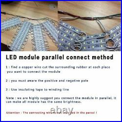 10ft500ft 5050 3 LED Injection Module Lights Store Window Sign Lamp Warm White