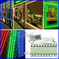 10ft500ft 5050 SMD 3LED Bulb Module Light Club Store Front Window Sign Lamp RGB