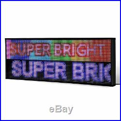 14 x 27 / 39 / 51 Full-color LED Scrolling Sign for Store Windows and Semi-ou