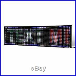 14 x 27 / 39 / 51 Full-color LED Scrolling Sign for Store Windows and Semi-ou