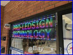14 x 65 / 78 / 91 / 103 Full-color LED Scrolling Sign for Store Windows and