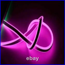 164ft 12V Pink Flex LED Neon Rope Light Strip 2835 SMD Store Sign Logo DIY Decor