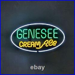 17x14 Genesee Cream Ale Beer Flex LED Neon Sign Light Store Bar Wall Décor