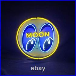 17x17 Moon Eyes Flex LED Neon Sign Light Lamp Bar Store Shop Gift Wall Decor