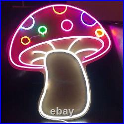 17x19 Mushroom Flex LED Neon Sign Light Party Wall Gift Shop Store Décor M58