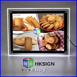 18X24 Inch Wall Mounted Led Poster Frame Advertising Retail Store Signs