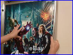 18x24 Movie Poster Led Light box Display Frame Store Advertising Sign Ads Photo
