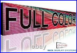 19 x 38 FULL COLOR DIGITAL DISPLAY PROGRAMMABLE STORE SHOP SIGNS EASY TO USE