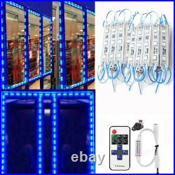 1t500ft 5050SMD 3 LED Injection Module Lights Store Front Window Sign Lamp Blue