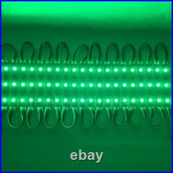 20-200pcs 5050 LED Injection Module Letter Channel Design Sign Store GREEN Light