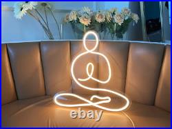 20 Zen Master Yoga Flex LED Neon Sign Light Shop Store Poster Artwork Décor