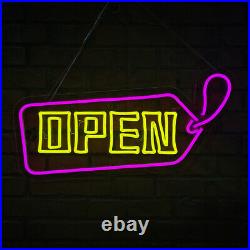 20 x 12 Ultra Bright OPEN Business Sign Store Bar LED Neon Light with ON/OFF