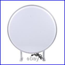 24 LED Double Sided Round Light Box Outdoor Stores Advertising Sign Waterproof
