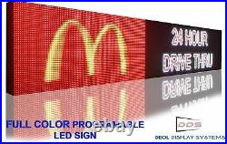 24 x 88 DIGITAL LED SIGNS FULL COLOR IMAGE TEXT LOGO STORE SHOP DISPLAY BOARD