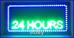 24X12 Open 24 Hours Sign, Super Bright LED Open Sign, Store Sign, Business Sig
