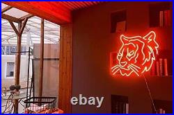 24x22.9 Tiger Flex LED Neon Sign Light Party Shop Store Show Décor Display Bar