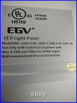 26 x 46 LED illuminating panel for retail store or office sign