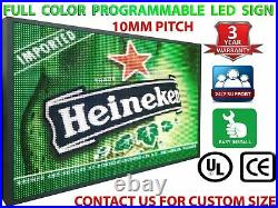 26 x 63 LED SIGNS FULL COLOR DIGITAL PROGRAMMABLE BOARD SHOP STORE DISPLAY