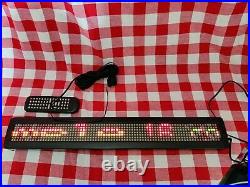 26x 4 Programmable LED (7x80px) Store Business Restaurant Sign