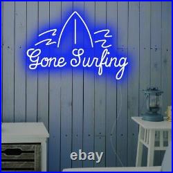 26x17 Gone Surfing Flex LED Neon Sign Light Lamp Party Gift Store Shop Décor