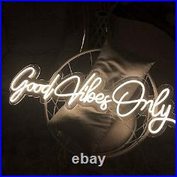 27 Good Vibes Only Neon Large LED Custom Signs Wall Art Store Beer Decoration