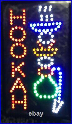 2pcs Hookah Led Neon Sign, Window Sign, Business Sign, Smoke shop Sign, Store Sign