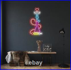 32x15.4 Hookah Flex LED Neon Sign Light Party Gift Shop Store Bar Poster Décor