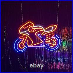 32x20 Motorcycle Flex LED Neon Sign Light Party Gift Club Store Shop Bar Décor