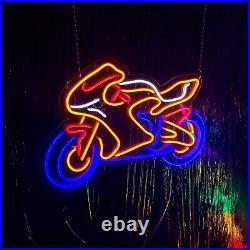 32x20 Motorcycle Flex LED Neon Sign Light Party Gift Club Store Shop Bar Décor