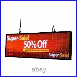 39x14Full Color LED Sign P5 for Store Display Messages FREE Design Ads