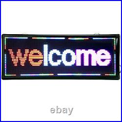 40x15 LED Sign 3 Color LED Scrolling Display Store Advertising Message Board