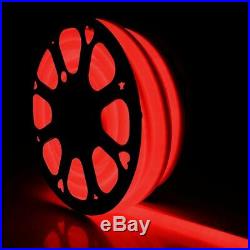 50'-330' Red LED Flex Neon Rope Light Commercial Sign Home Store Decor 110V USA