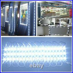 5050 3 LED Injection Module Lights White Store Window Sign Lamp+Power+Remote