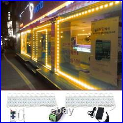 5050 LED Bulb Module Lights Club Store Front Window Sign Backlight Lamps+Remote