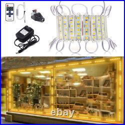 5054 SMD 6 LED Module Strip Warm Light For STORE FRONT Window Sign Bar Lamp Kit