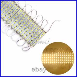 5054 SMD 6 LED Module Strip Warm White Light For STORE FRONT Window Sign LAMP