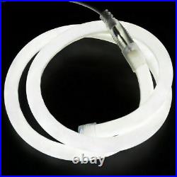 50ft 360° Pure White LED Neon Rope Lights Tubes for Store Building Signs Decor