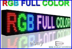 6 x 25 MULTI COLOR STILL SCROLLING TEXT MESSAGE DISPLAY BOARD STORE SHOP SIGN